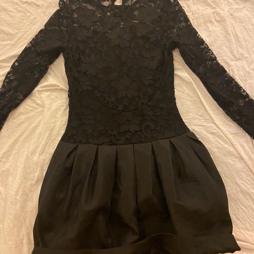 ASOS dress Lacey black XS new